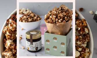 Pop Corn με άλειμμα μελιού με κακάο Bee Bros