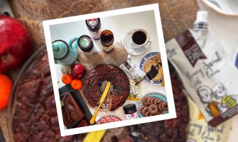 Healthy cake με μέλι, κακάο & μπανάνα