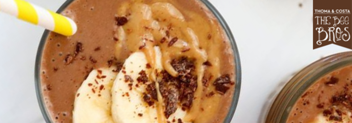 Smoothie με Μπανάνα και Κακάο The Βee Bros