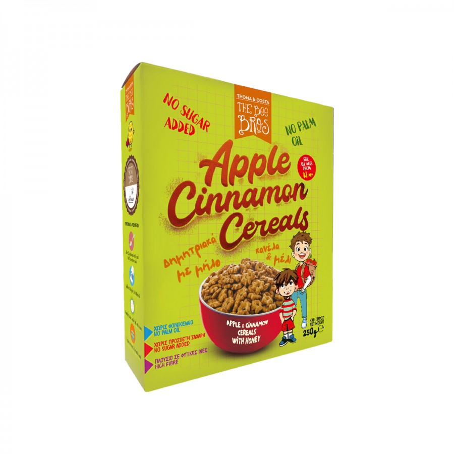 THE BEE BROS Δημητριακά  Μήλο και Κανέλα 250g 