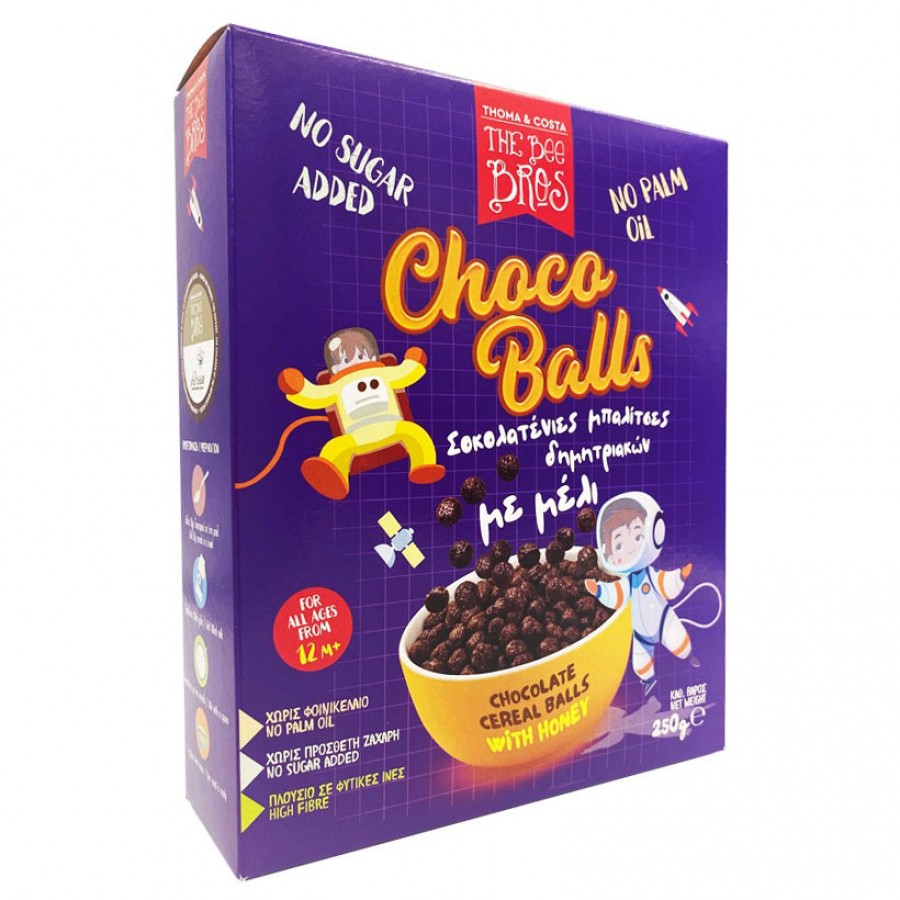 THE BEE BROS Δημητριακά Σοκολατένιες Μπαλίτσες Μελιού 250g