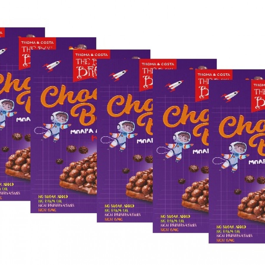 THE BEE BROS Πακέτο Μπάρα δημητριακών με μέλι και σοκολάτα 6 συσκευασίες