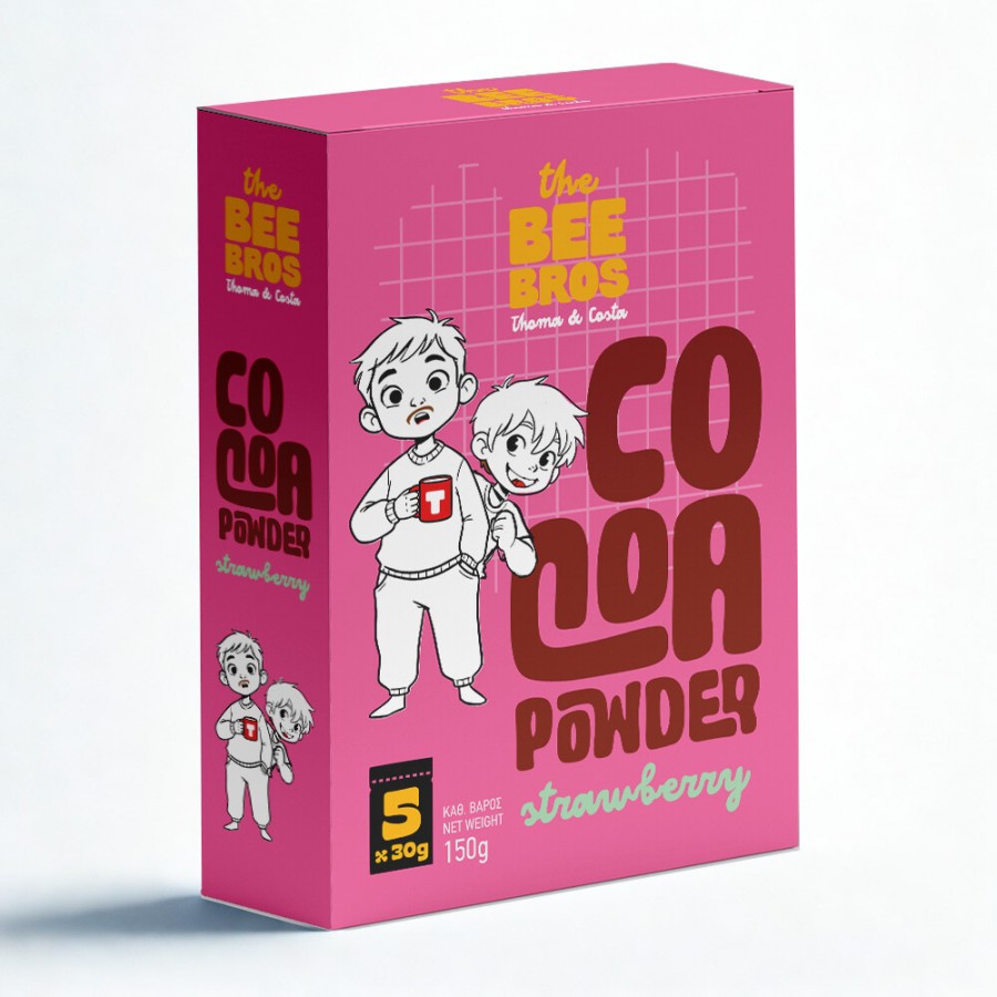 THE BEE BROS Ρόφημα Κακάο με Γεύση Φράουλα