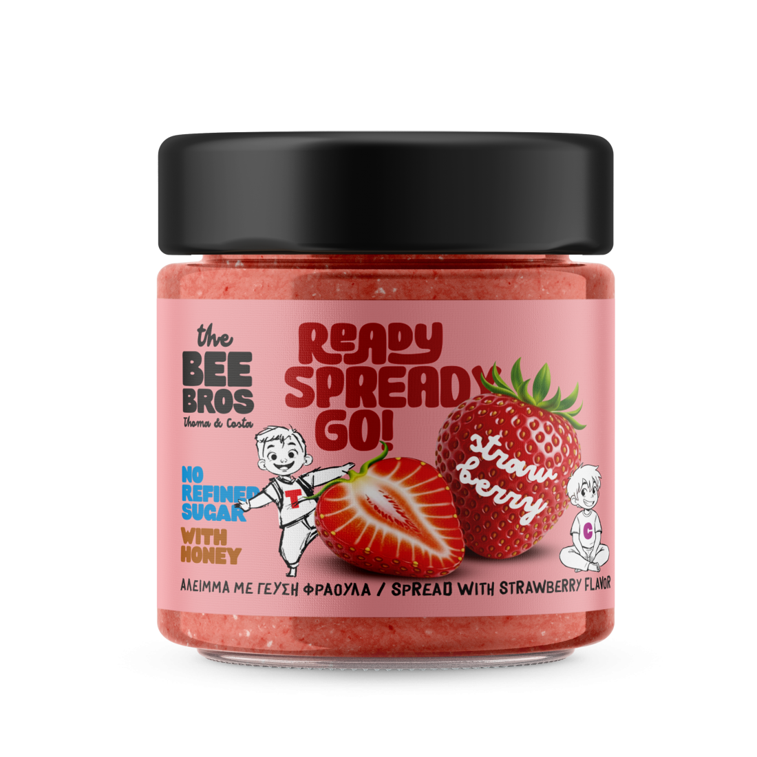 THE BEE BROS SPREADY ΑΛΕΙΜΜΑ ΓΕΥΣΗ ΦΡΑΟΥΛΑΣ 300g
