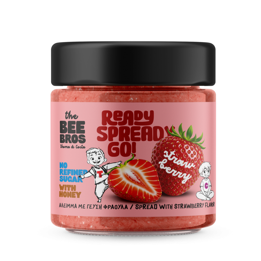THE BEE BROS SPREADY ΑΛΕΙΜΜΑ ΓΕΥΣΗ ΦΡΑΟΥΛΑΣ 300g