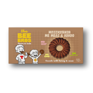 THE BEE BROS Μπισκότα με Μέλι και Κακάο 115g 