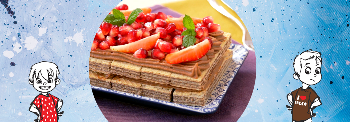 The Bee Bros  - Ένα διαφορετικό κέικ, με γκοφρετάκια και κρέμα μασκαρπόνε Bee Bros