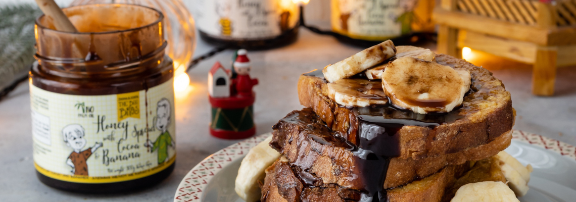 French toast με άλειμμα μελιού The Bee Bros