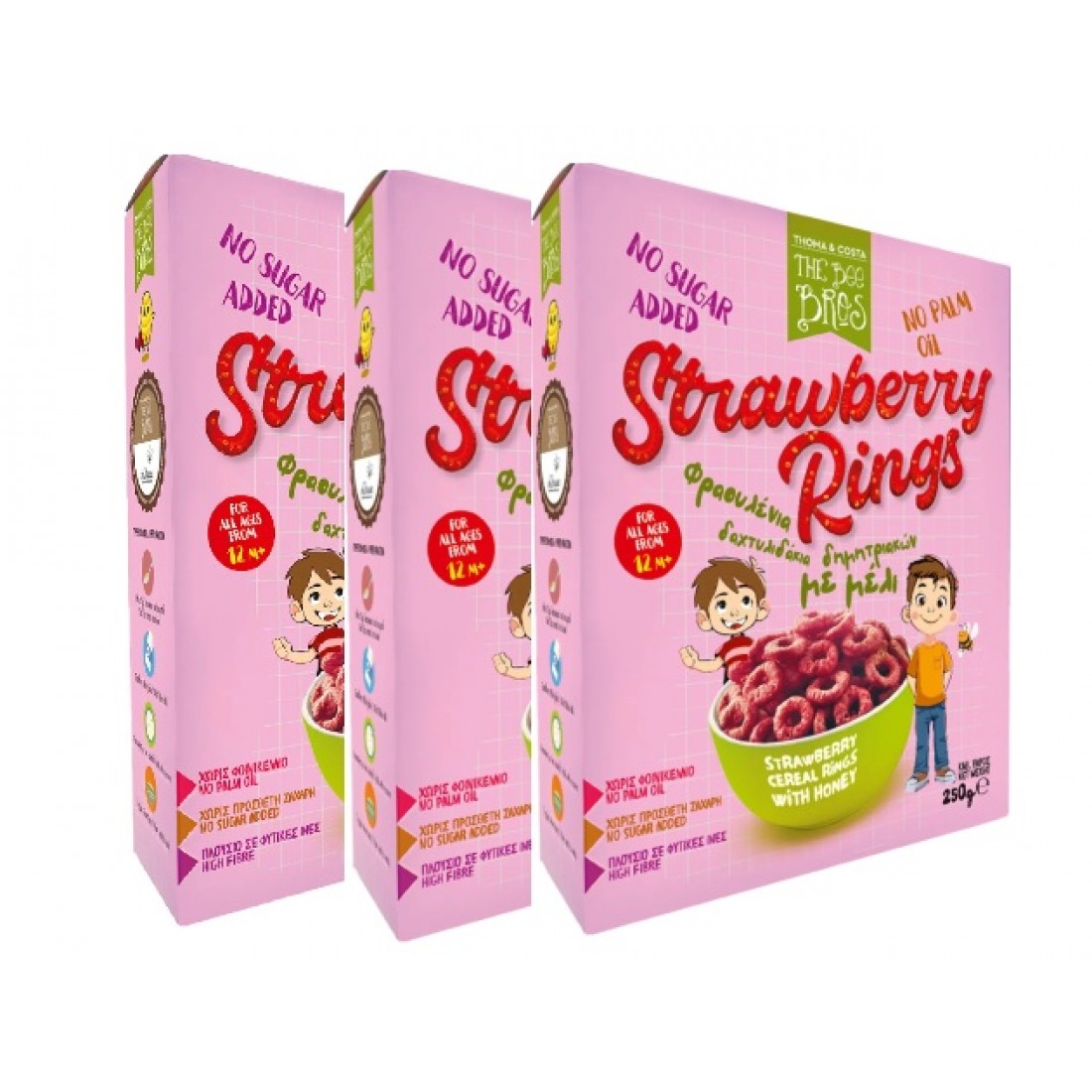 THE BEE BROS Strawberry Cereal (3 packs)