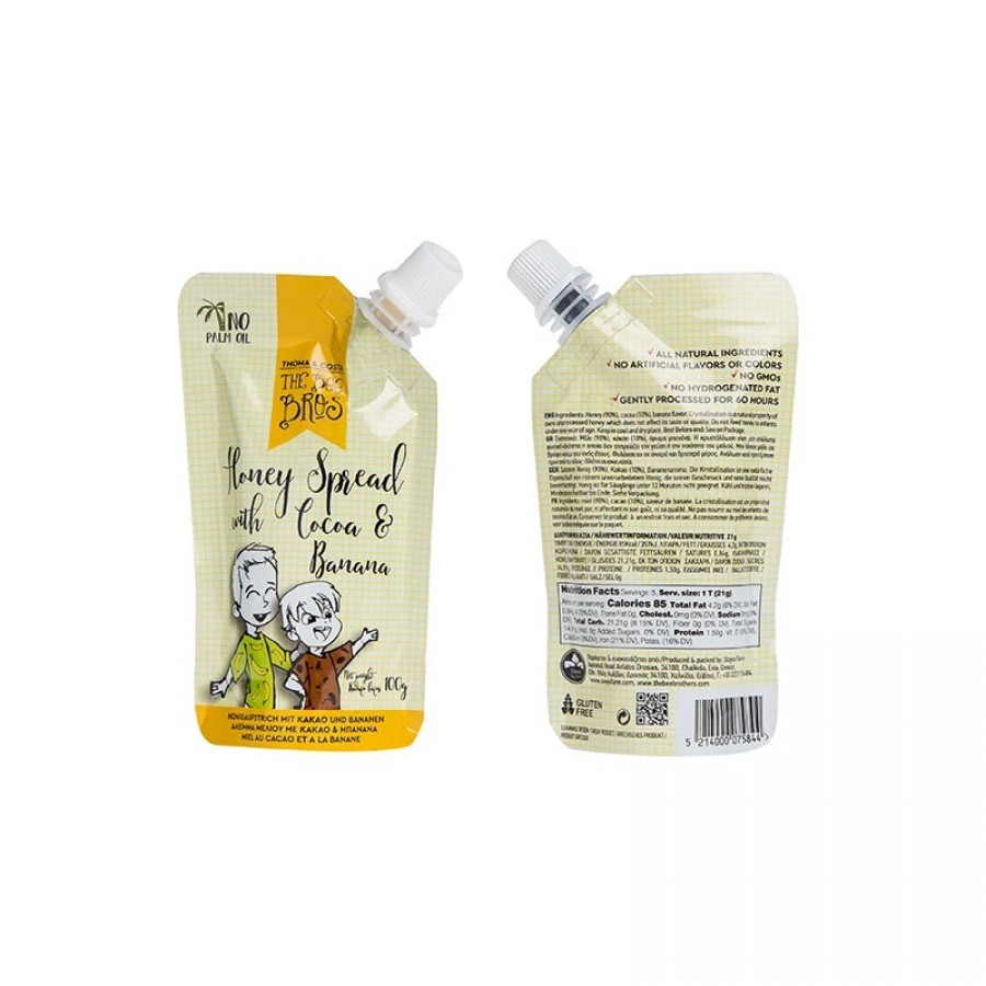 THE BEE BROS Μέλι με Κακάο Μπανάνα 100g