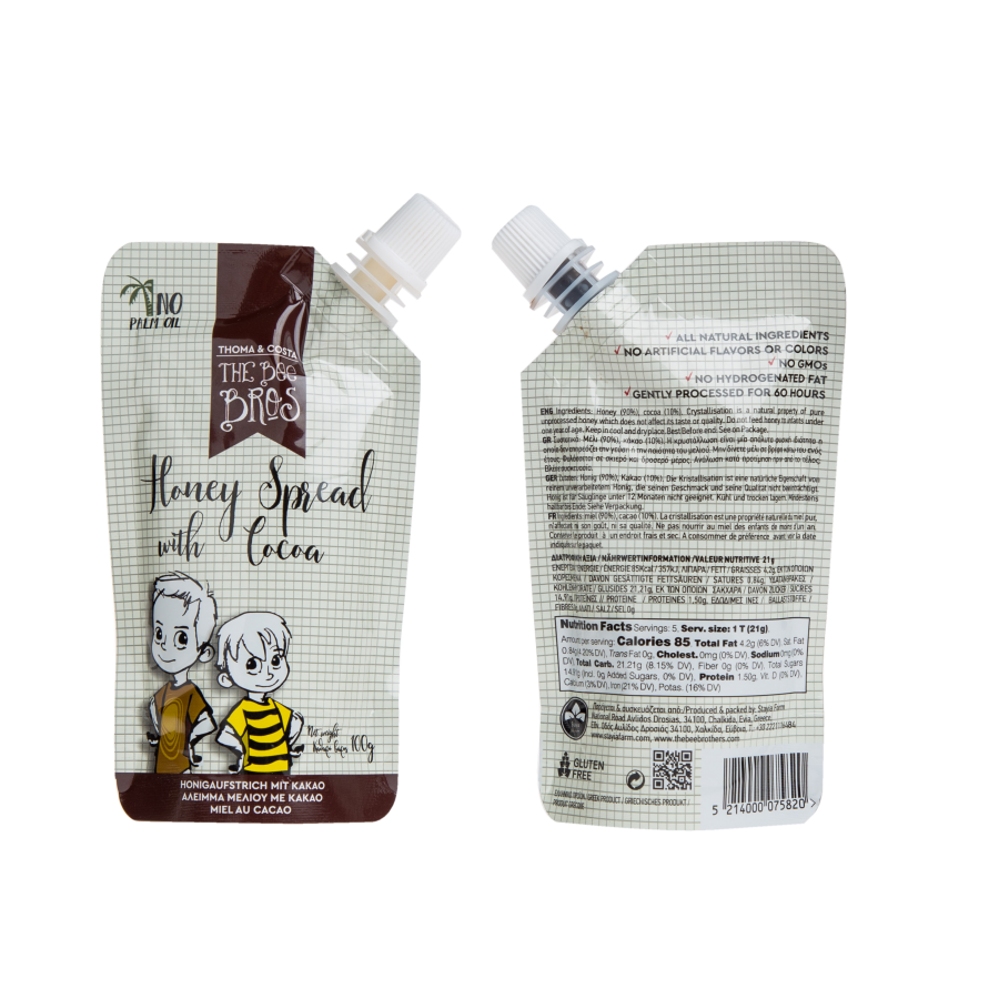 THE BEE BROS Μέλι με Κακάο 100g