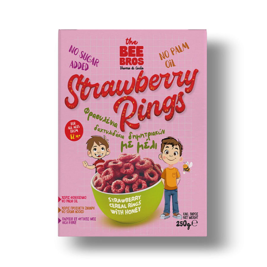 THE BEE BROS Δημητριακά Φράουλα 250g
