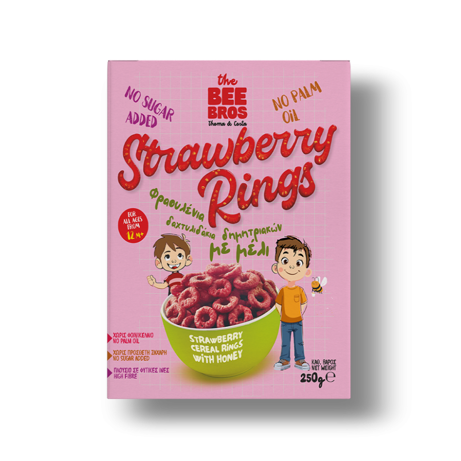 THE BEE BROS Δημητριακά Φράουλα 250g